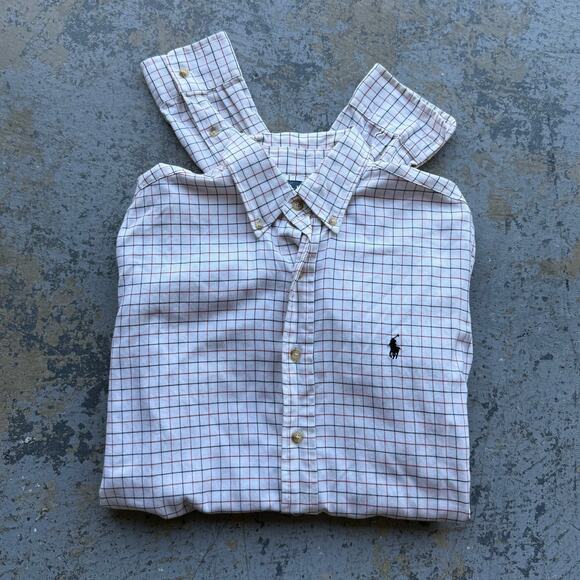 Vintage Polo Ralph Lauren Classic Fit Longsleeve Button Up Shirt M - Picture 1 of 7